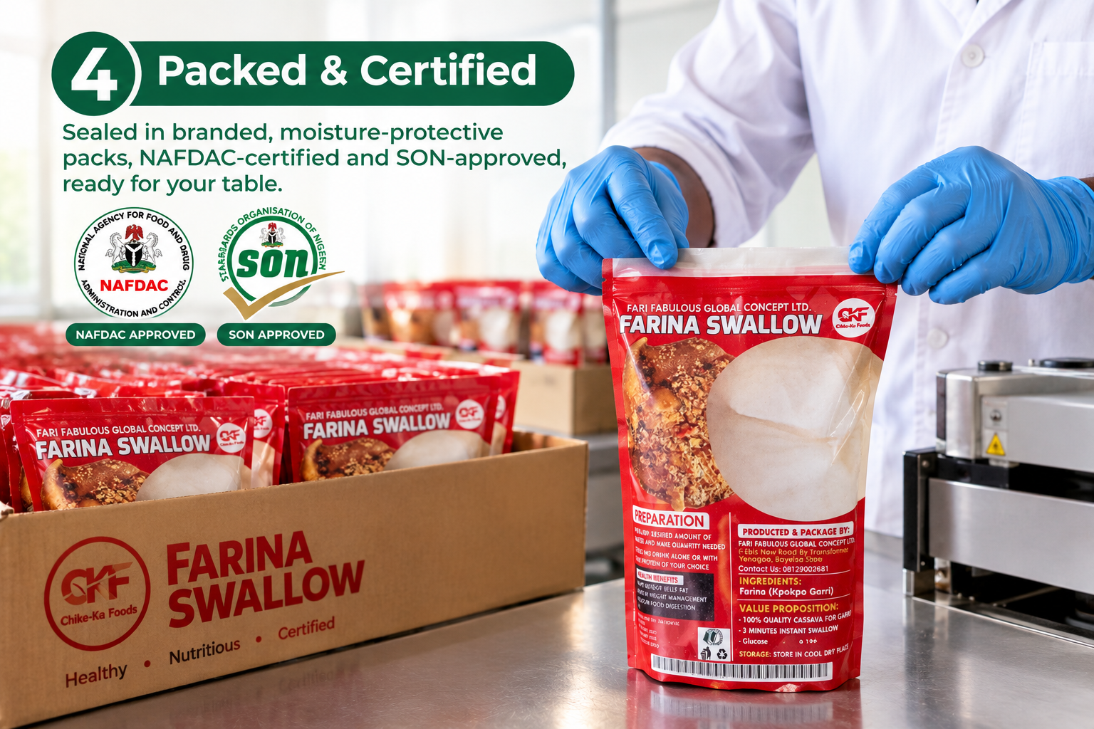 Packed & Certified